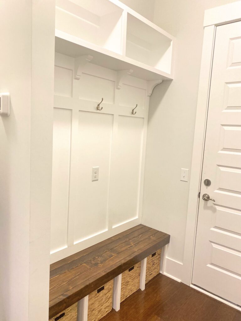 DIY Built-in Mudroom Bench With Storage (Part 2)